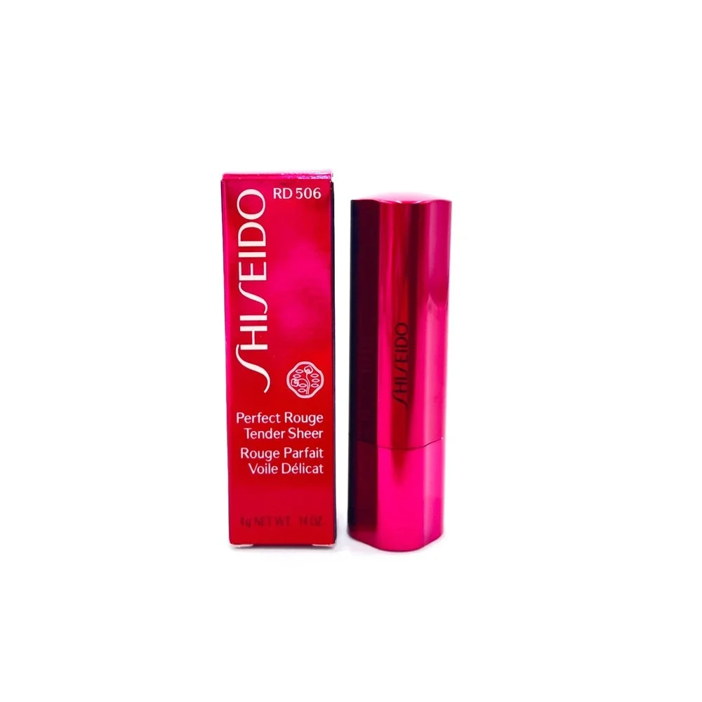 Shiseido Perfect Rouge‎ Tender Sheer Lipstick Lip Color Shade RD506 0.14oz